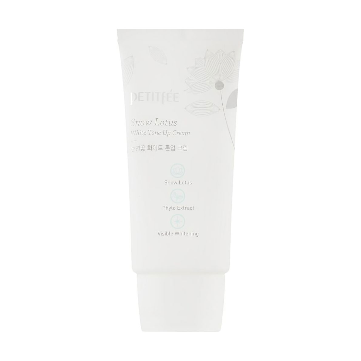 Зволожувальний та освітлювальний крем для обличчя Petitfee &amp; Koelf Snow Lotus White Tone Up Cream, 50 мл